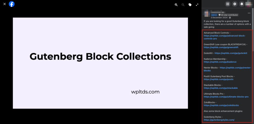 Share affiliate links on social media platforms