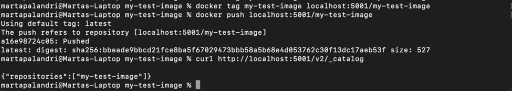 Create and push an image to your private registry in a few easy steps.