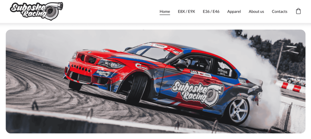 Homepage of Suboske Racing