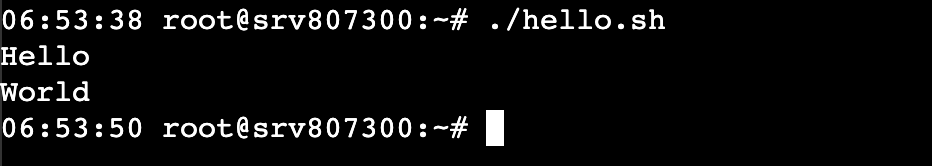 The Linux sleep command delays echo command execution