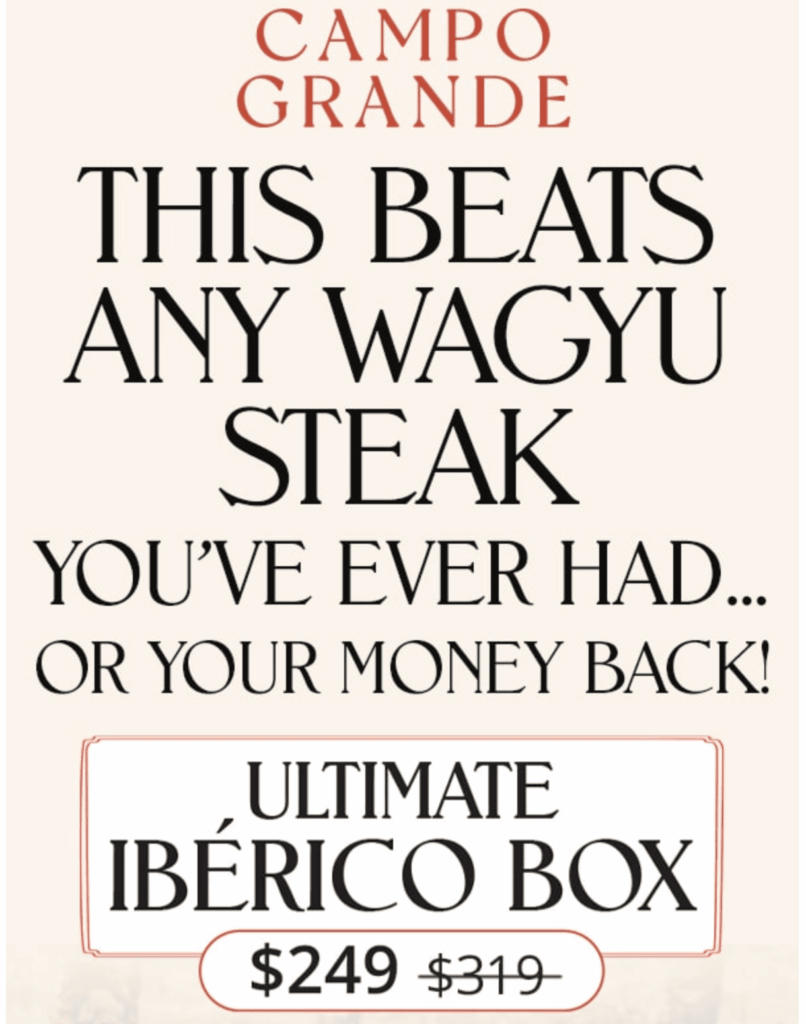 Campo Grande promotional email showing headline