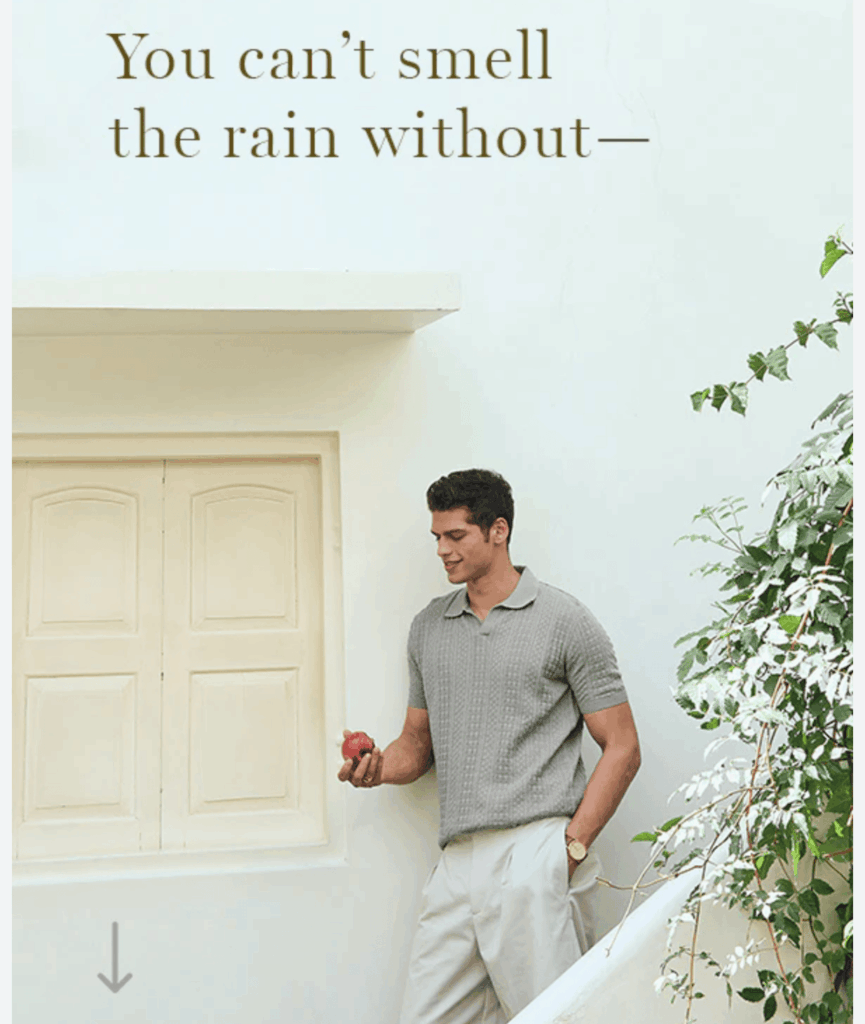 Andamen email marketing campaign showing headline