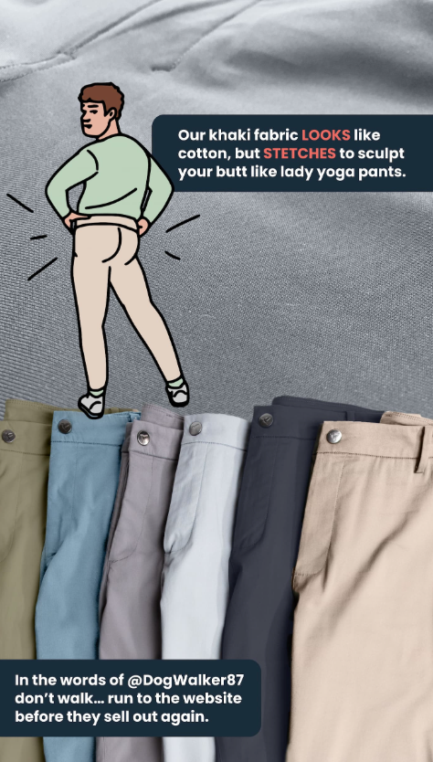 Birddog's comic strip newsletter, showing the punchline