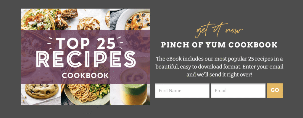 Pinch of Yum's lead magnet