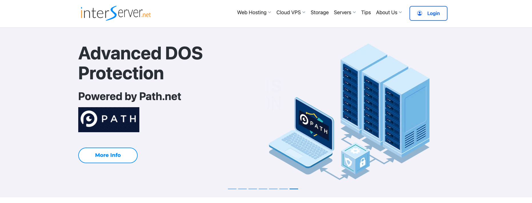 InterServer.net website screenshot