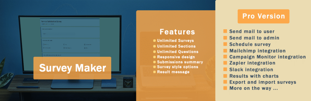 Survey Maker plugin banner