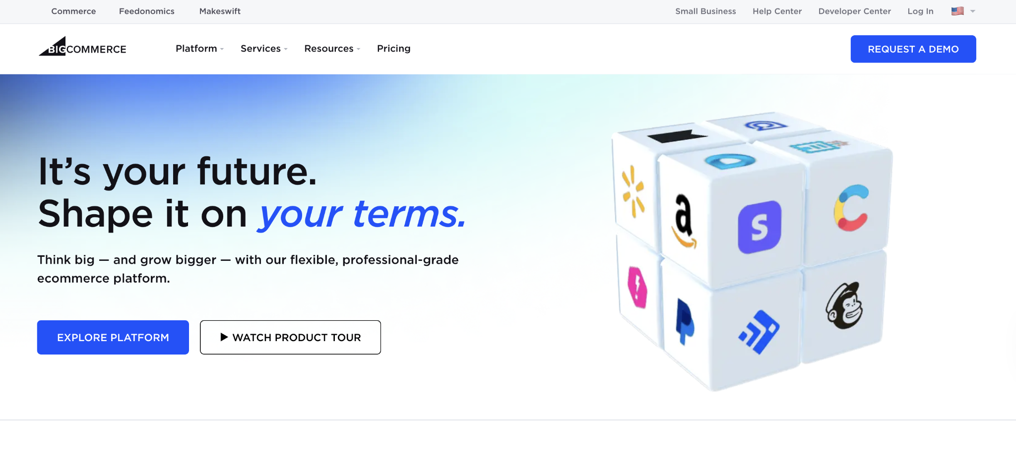 BigCommerce home page