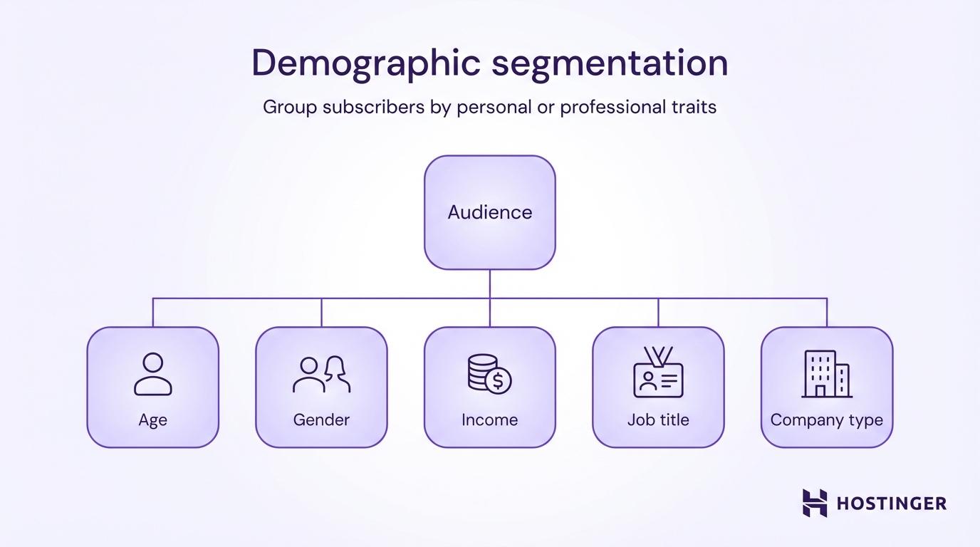 Demographic segmentation