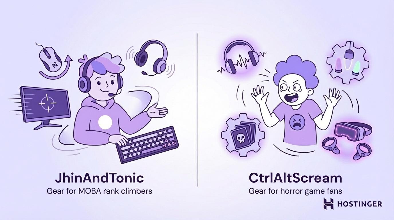 Gear recommendations from JhinAndTonic and CtrlAltScream