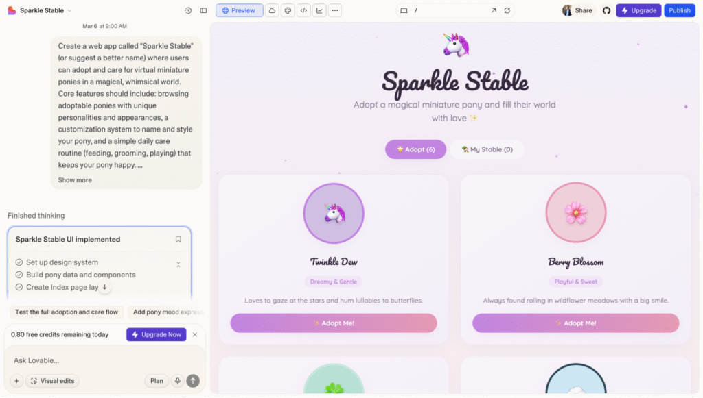 lovable-main-interface Lovable's main interface