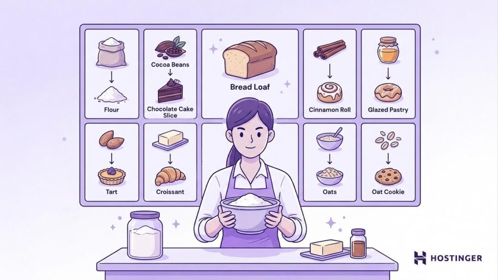 Ingredient-based bakery name ideas