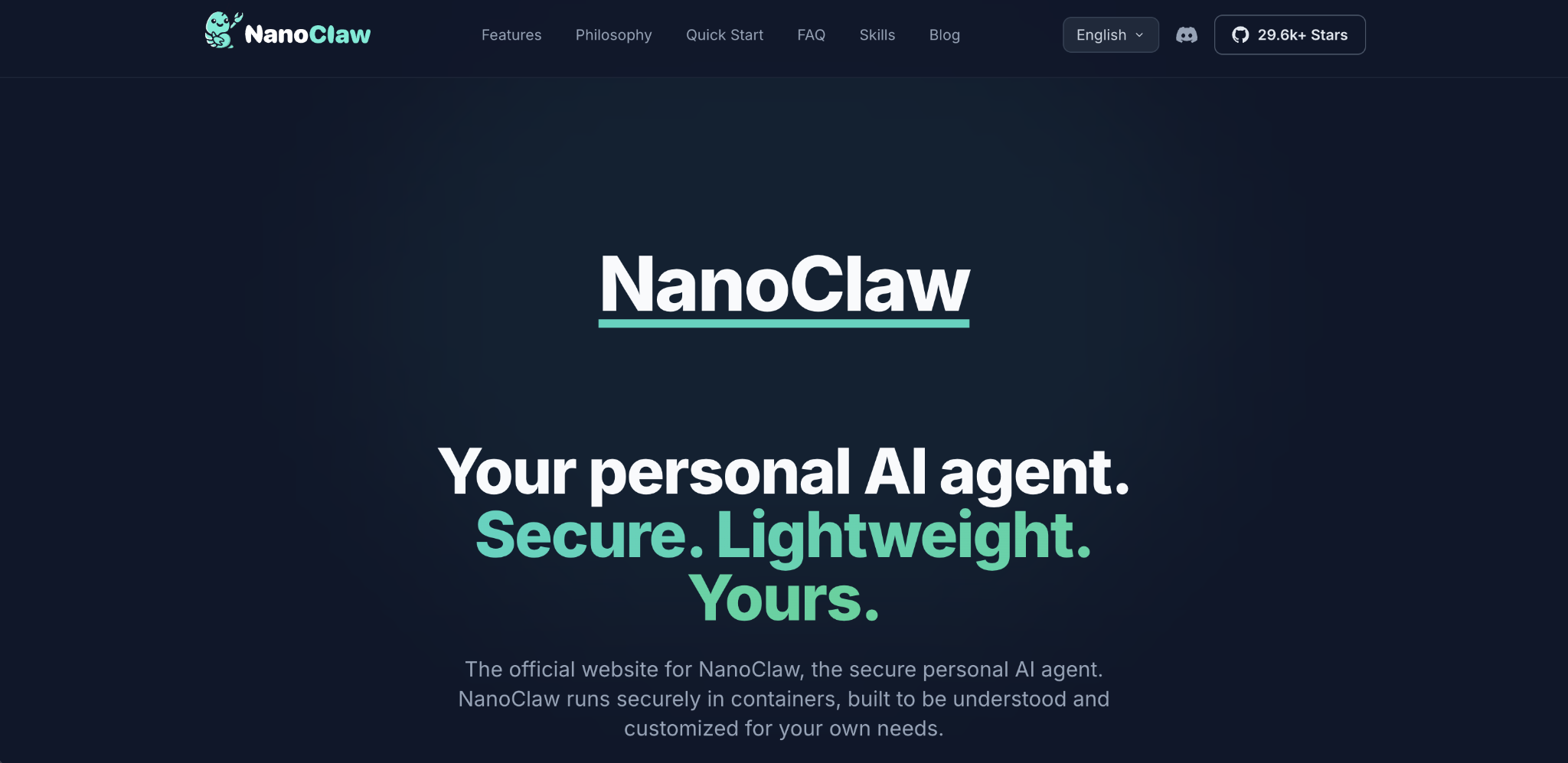 OpenClaw alternatives - NanoClaw