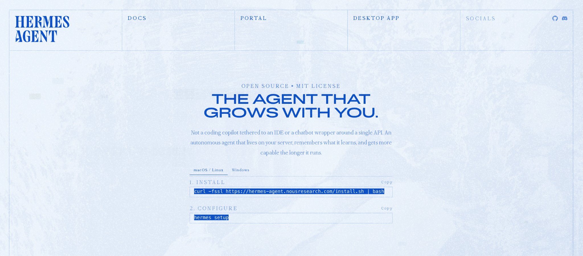 OpenClaw alternatives - Hermes Agent