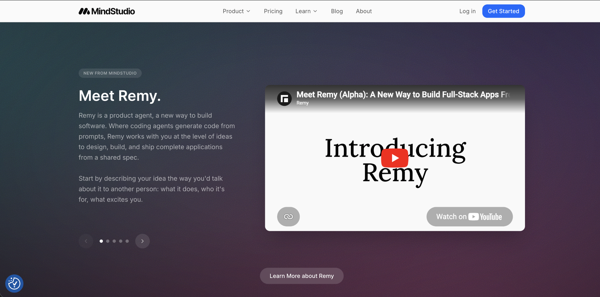 MindStudio home page