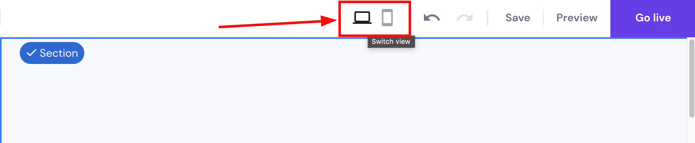 Changing the menu position in Hostinger Website Builder