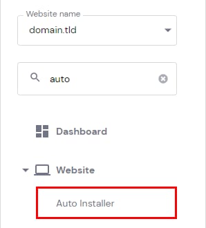 Accessing the Auto Installer dashboard