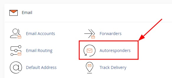 The Autoresponders option on cPanel