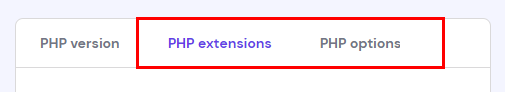 Accessing the PHP Configuration settings at Hostinger