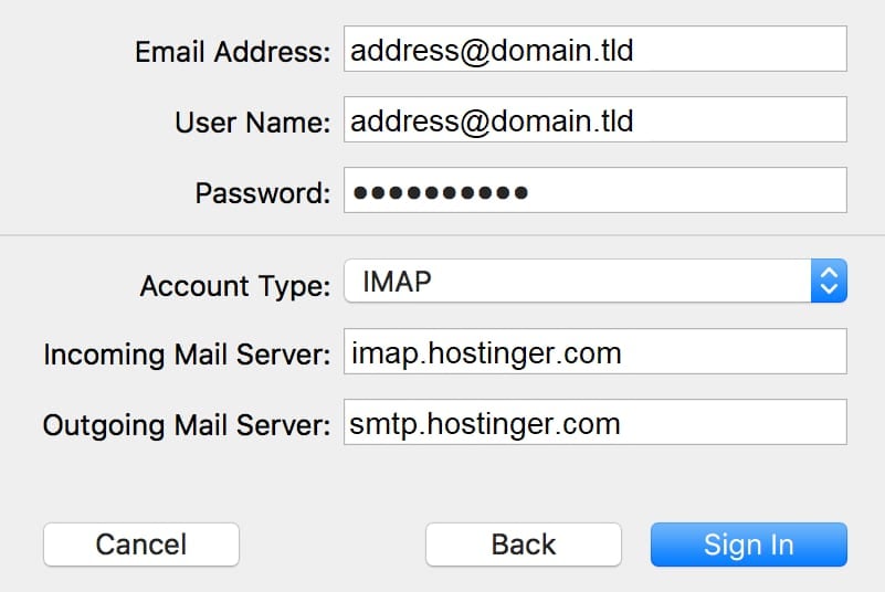 Setting up Hostinger Email on Apple devices